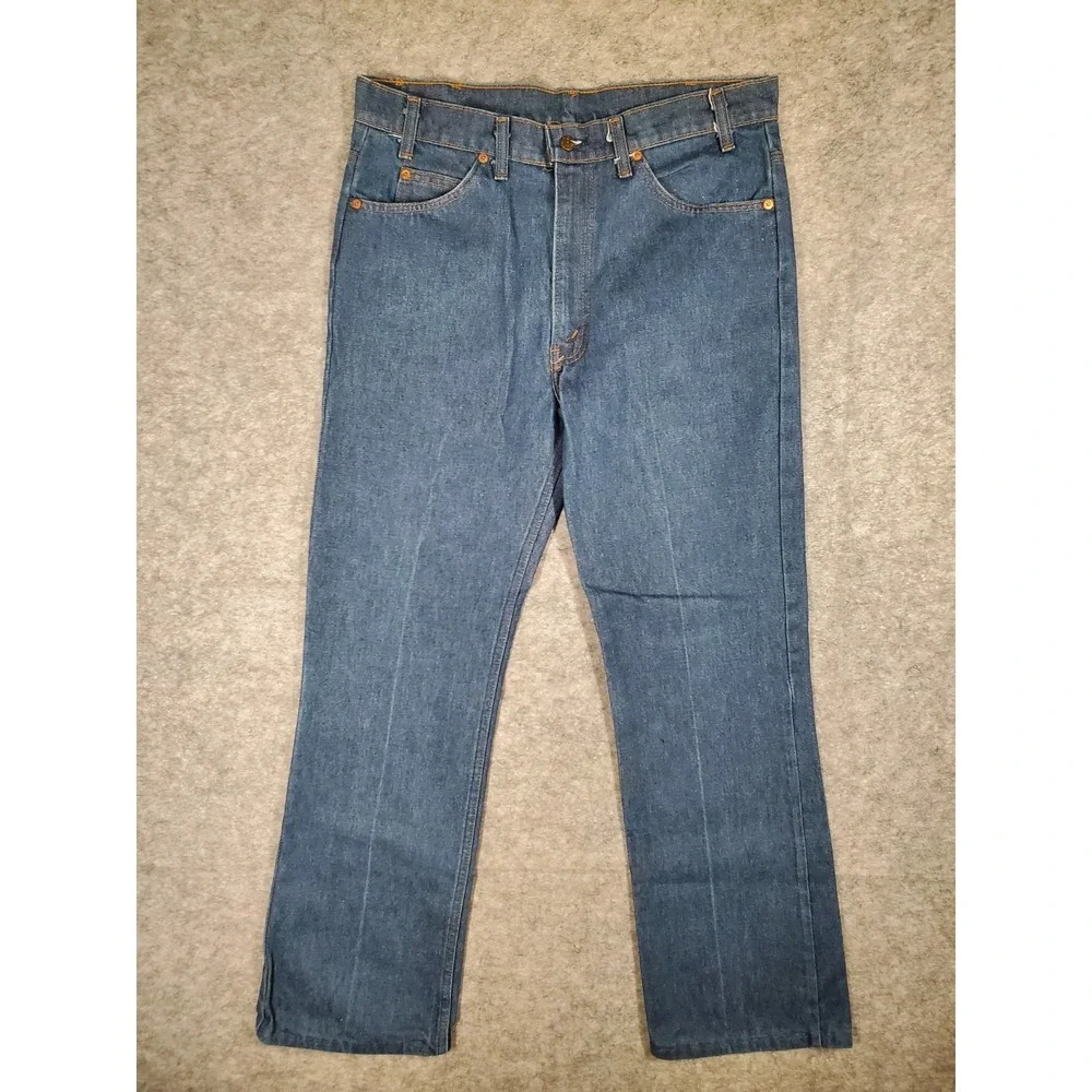 Vintage Levis Orange Tab 517 Jeans Bootcut Mens  Fits 34x31 Cowboy Rodeo 80s